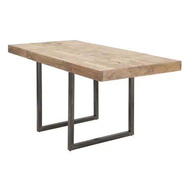 Stół jadalniany MUMBAI QUAD. ALL. 80x80x77 cm - Dł. T. 160 (AKACJA NILOTICA)